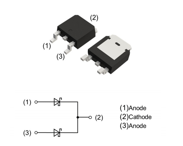ROHM Semiconductor RBQxxBGE Schottky-Barriere-Dioden